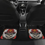 Firefighter Department Skull Print Front and Back Car Floor Mats