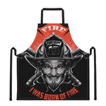 Firefighter Devil Print Apron
