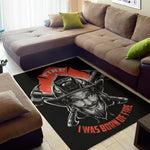 Firefighter Devil Print Area Rug