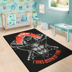 Firefighter Devil Print Area Rug
