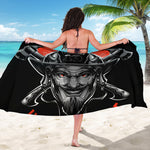 Firefighter Devil Print Beach Sarong Wrap