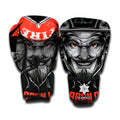 Firefighter Devil Print Boxing Gloves