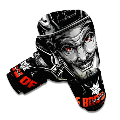 Firefighter Devil Print Boxing Gloves