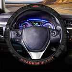 Firefighter Devil Print Car Steering Wheel Cover