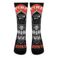 Firefighter Devil Print Crew Socks