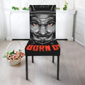 Firefighter Devil Print Dining Chair Slipcover