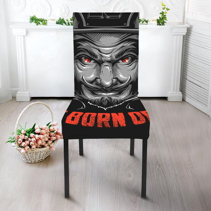 Firefighter Devil Print Dining Chair Slipcover