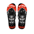 Firefighter Devil Print Flip Flops