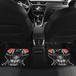 Firefighter Devil Print Front and Back Car Floor Mats