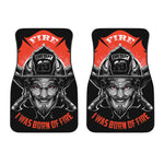 Firefighter Devil Print Front Car Floor Mats