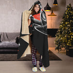 Firefighter Devil Print Hooded Blanket