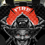 Firefighter Devil Print Pet Car Back Seat Cover