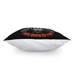 Firefighter Devil Print Pillow Cover