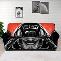 Firefighter Devil Print Sofa Cover