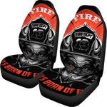 Firefighter Devil Print Universal Fit Car Seat Covers