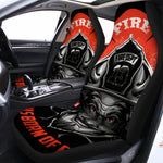 Firefighter Devil Print Universal Fit Car Seat Covers