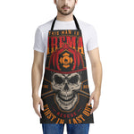 Firefighter First In Last Out Print Apron