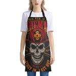 Firefighter First In Last Out Print Apron