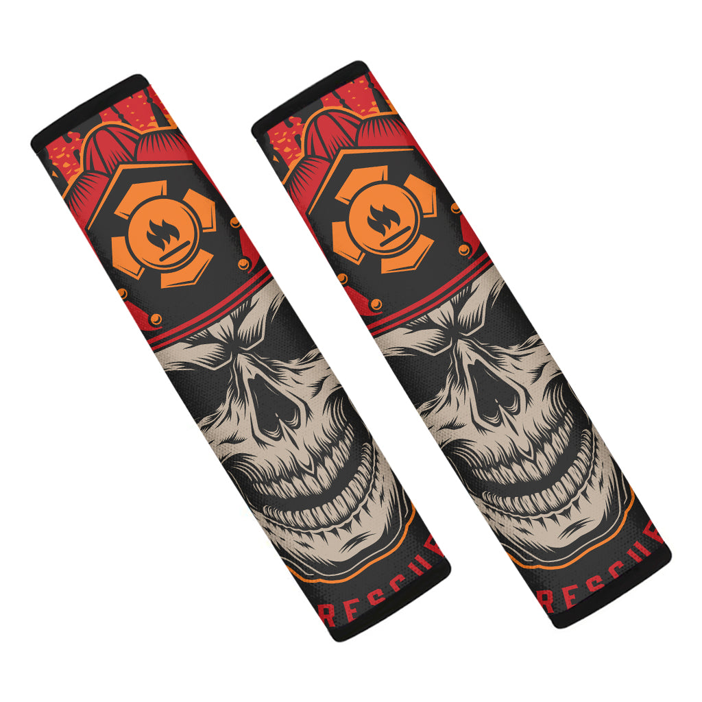 Firefighter First In Last Out Print Car Seat Belt Covers