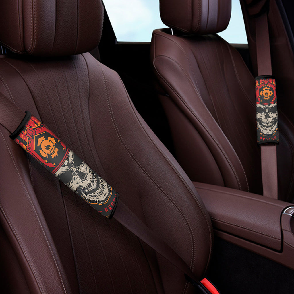 Firefighter First In Last Out Print Car Seat Belt Covers