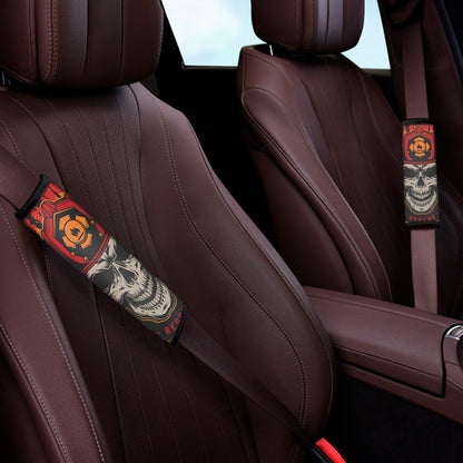 Firefighter First In Last Out Print Car Seat Belt Covers