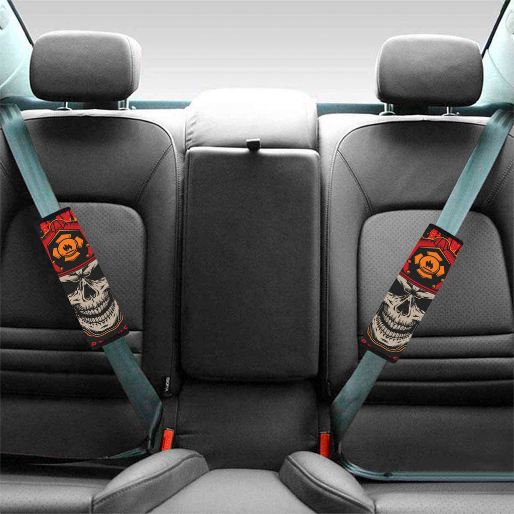 Firefighter First In Last Out Print Car Seat Belt Covers