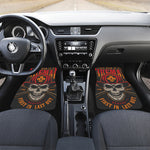 Firefighter First In Last Out Print Front and Back Car Floor Mats