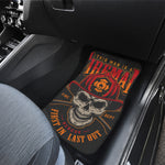 Firefighter First In Last Out Print Front and Back Car Floor Mats
