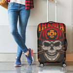 Firefighter First In Last Out Print Luggage Cover