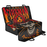 Firefighter First In Last Out Print Pet Car Back Seat Cover