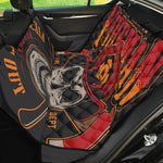 Firefighter First In Last Out Print Pet Car Back Seat Cover
