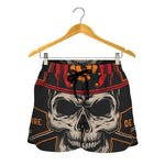 Firefighter First In Last Out Print Women's Shorts