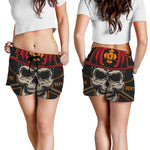 Firefighter First In Last Out Print Women's Shorts
