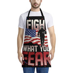Firefighter I Fight What You Fear Print Apron