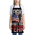 Firefighter I Fight What You Fear Print Apron