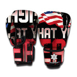 Firefighter I Fight What You Fear Print Boxing Gloves