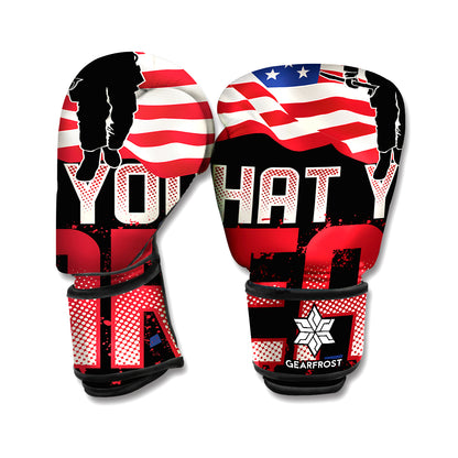 Firefighter I Fight What You Fear Print Boxing Gloves