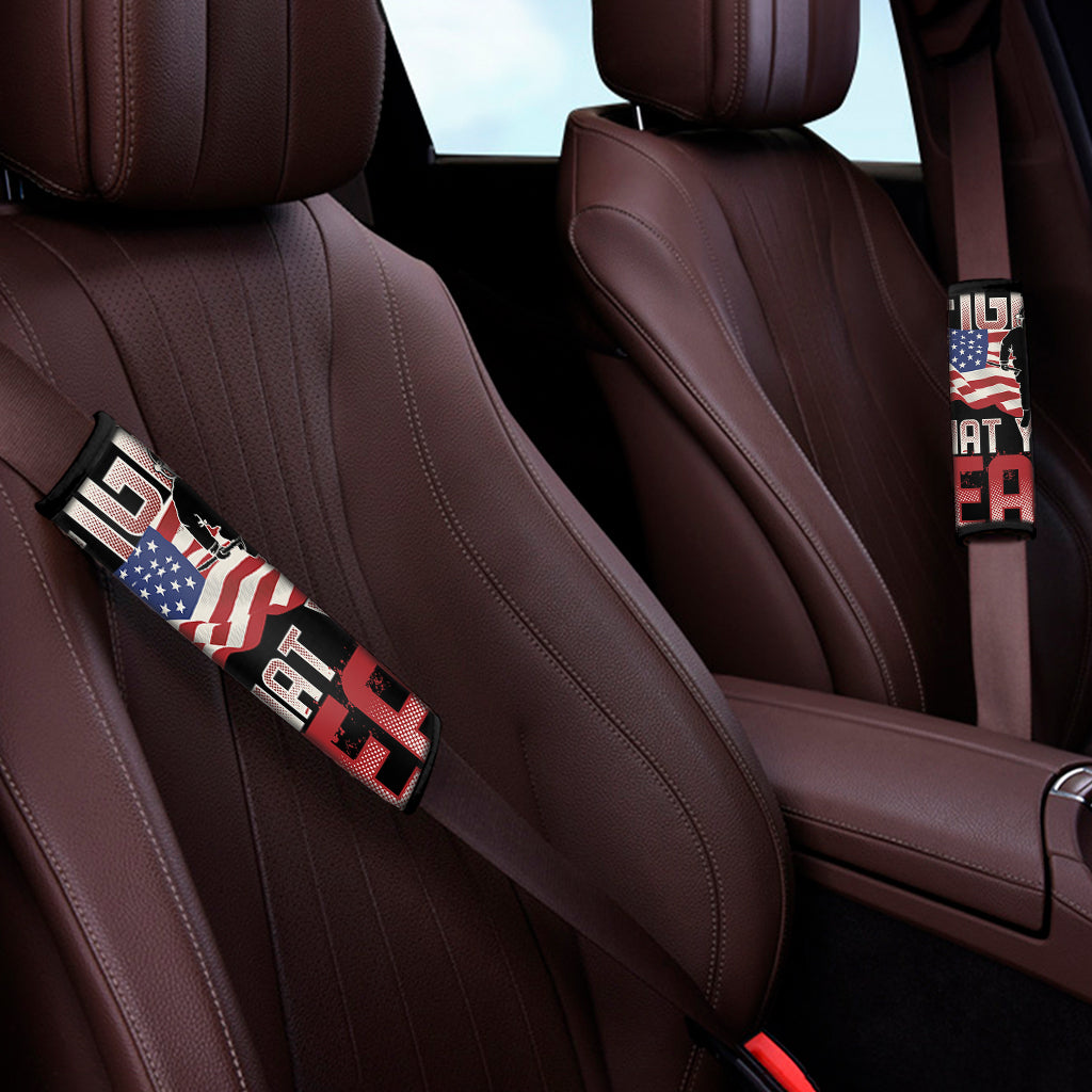 Firefighter I Fight What You Fear Print Car Seat Belt Covers