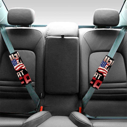 Firefighter I Fight What You Fear Print Car Seat Belt Covers
