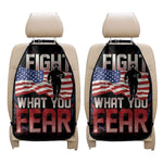Firefighter I Fight What You Fear Print Car Seat Organizers