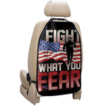 Firefighter I Fight What You Fear Print Car Seat Organizers