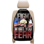 Firefighter I Fight What You Fear Print Car Seat Organizers
