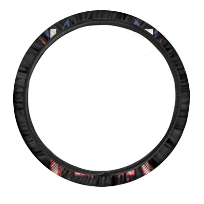 Firefighter I Fight What You Fear Print Car Steering Wheel Cover