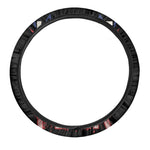 Firefighter I Fight What You Fear Print Car Steering Wheel Cover