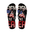 Firefighter I Fight What You Fear Print Flip Flops