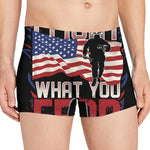 Firefighter I Fight What You Fear Print Men's Boxer Briefs