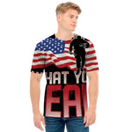 Firefighter I Fight What You Fear Print Men's T-Shirt