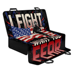 Firefighter I Fight What You Fear Print Pet Car Back Seat Cover