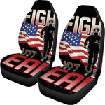 Firefighter I Fight What You Fear Print Universal Fit Car Seat Covers