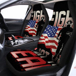 Firefighter I Fight What You Fear Print Universal Fit Car Seat Covers
